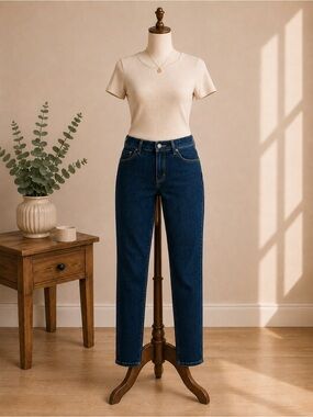 Levi's 711 Skinny Jeans Dark Wash Mid Rise Stretch Denim Women's W29 L28